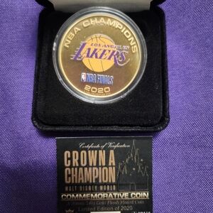 Disneyworld Lakers 2020 commemorative coin limted edition 0239/2020